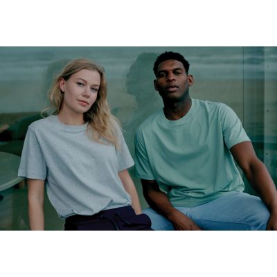 Футболка Iqoniq Kakadu из переработанного хлопка, свободный крой, унисекс, 180 г/м²-2