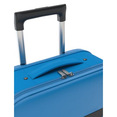 Чемодан складной Rollink Aura 55x40x20 см, 2 колеса, синий-7