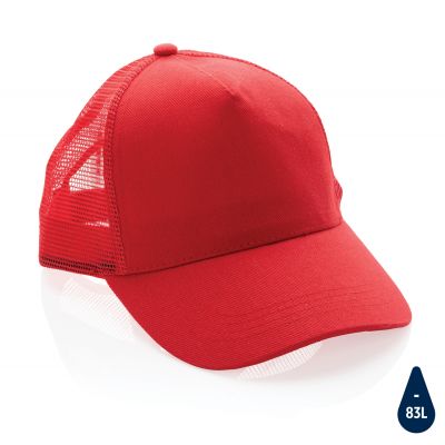 Бейсболка Impact c сеткой из переработанного хлопка AWARE™, 5 клиньев, 190 г-0