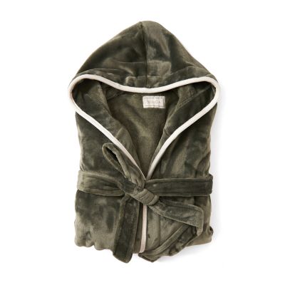 Банный халат VINGA Louis из rPET GRS, S-M, унисекс, 350 г/м²-0