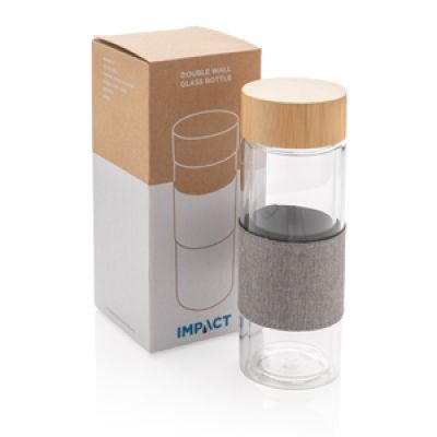Бутылка Impact с двойными стенками из боросиликатного стекла, 360 мл-17