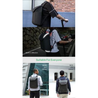 Рюкзак KORIN ClickPack X 45х32х15,5 см, с клапаном, черный-30