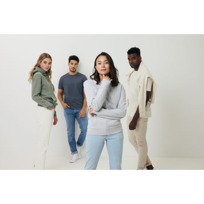 Свитшот Iqoniq Denali из переработанного неокрашенного хлопка, унисекс, 340 г/м²-13