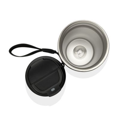 Термокружка Swiss Peak в комплекте с блокнотом, ручкой и брелком-2