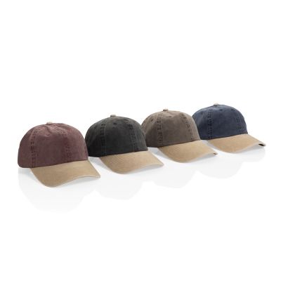 Бейсболка BEAU AWARE™ из двухцветной хлопковой саржи, 6 клиньев, 270 г/м²-6