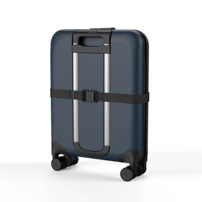 Чемодан складной Rollink Vega 360 55x40x20 см, 4 колеса, серо-синий-9