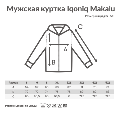 Мужская куртка Iqoniq Makalu из переработанного полиэстера AWARE™, 300 г/м²-3
