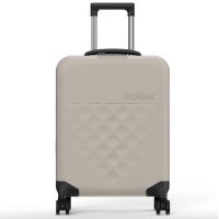 Чемодан складной Rollink Vega 360 55x40x20 см, 4 колеса, серо-бежевый