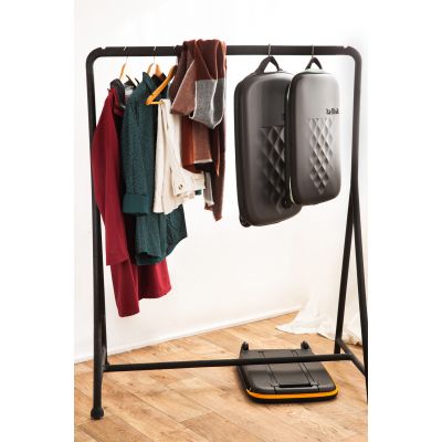 Чемодан складной Rollink Earth 55x40x20 см, 2 колеса, черный/зеленый-16