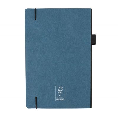 Блокнот FSC® в твердом переплете с держателем для ручки, A5-2
