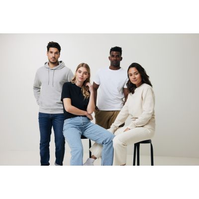 Свитшот Iqoniq Denali из переработанного неокрашенного хлопка, унисекс, 340 г/м²-9