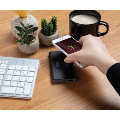 Тонкий беспроводной внешний аккумулятор на 4000 мАч, 5W-8