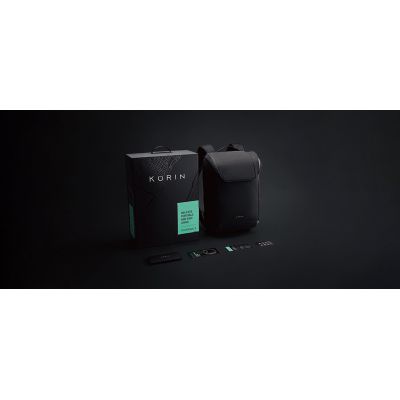 Рюкзак KORIN ClickPack X 45х32х15,5 см, с клапаном, черный-17