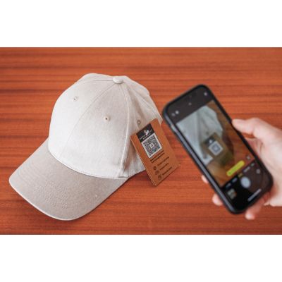 Бейсболка Milo из переработанной смесовой ткани AWARE™, 6 клиньев, 200 г/м²-5