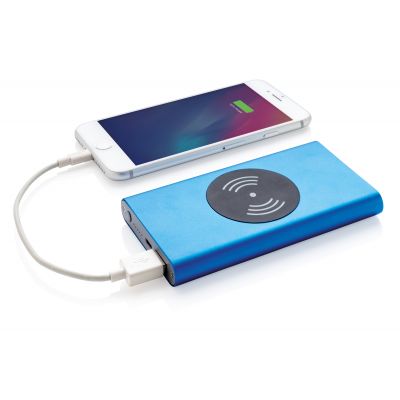 Тонкий беспроводной внешний аккумулятор на 4000 мАч, 5W-2