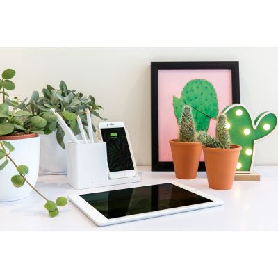 Док-станция Ontario для беспроводной зарядки с подставкой для ручек, 5W-10