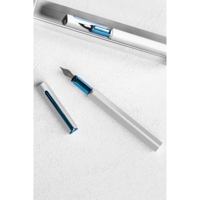 Перьевая ручка PININFARINA PF One SILVER /BLUE-14