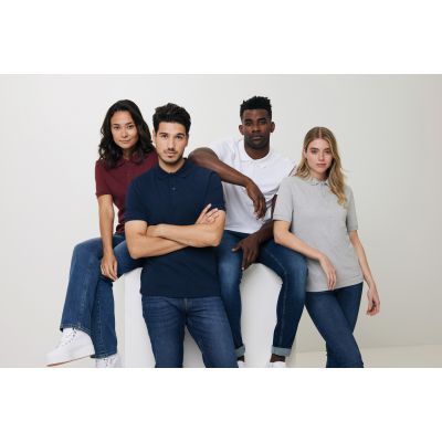 Рубашка поло Iqoniq Yosemite из переработанного хлопка-пике, унисекс, 220 г/м²-3