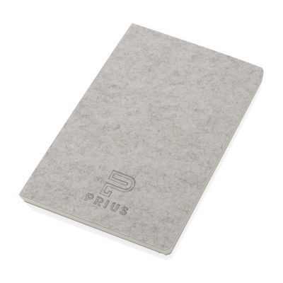 Блокнот Phrase из переработанных фетра и бумаги GRS, А5, 80 г/м²-3