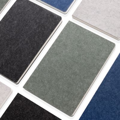 Блокнот Phrase из переработанных фетра и бумаги GRS, А5, 80 г/м²-5