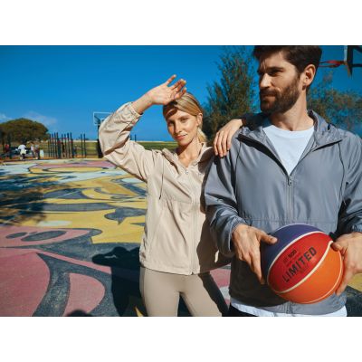 Ветровка Iqoniq Logan из переработанного полиэстера AWARE™, унисекс, 70 г/м²-21