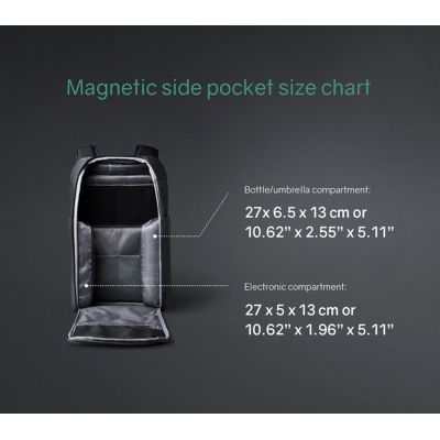 Рюкзак KORIN FlipPack 47х30х17 см, зеленый/черный-17