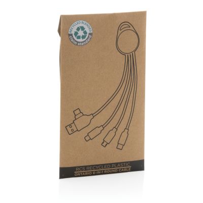Круглый кабель Ontario 6-в-1 из переработанного пластика RCS-8