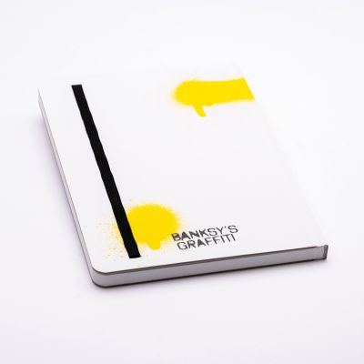 Блокнот линованный Pininfarina Banksy Улетающая девочка из каменной бумаги, А5-1