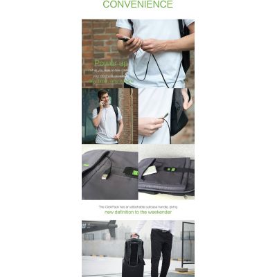 Рюкзак KORIN ClickPack Pro 46х34х16 см, комбинированный черный/серый-21