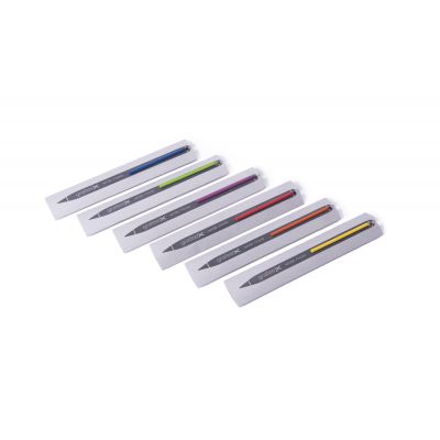 Карандаш GrafeeX с синим клипом в чехле-22