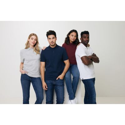 Рубашка поло Iqoniq Yosemite из переработанного хлопка-пике, унисекс, 220 г/м²-7