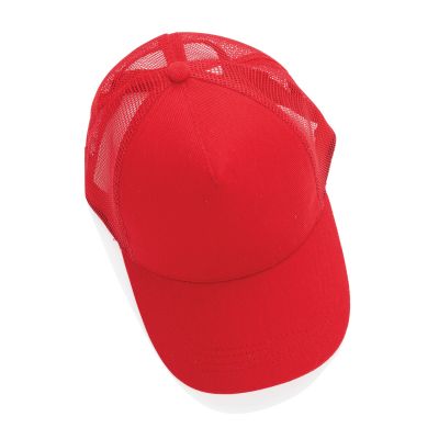 Бейсболка Impact c сеткой из переработанного хлопка AWARE™, 5 клиньев, 190 г-5