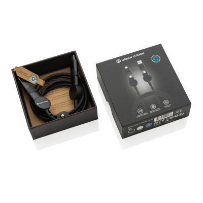 Кабель 6-в-1 Urban Vitamin Oakland из переработанного пластика RCS для быстрой зарядки 45 Вт-11