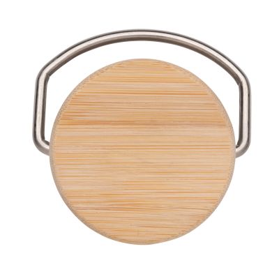 Бутылка из нержавеющей стали с бамбуковой крышкой Modern-4