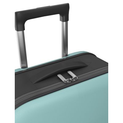 Чемодан складной Rollink Vega II 55x40x20 см, 2 колеса, бирюзовый-8