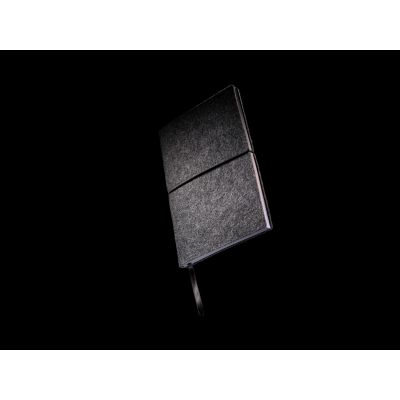 Блокнот в мягкой обложке из переработанного фетра (стандарт GRS), А5-6