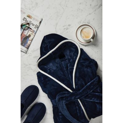 Банный халат VINGA Louis из rPET GRS, S-M, унисекс, 350 г/м²-3