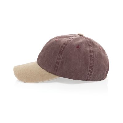 Бейсболка BEAU AWARE™ из двухцветной хлопковой саржи, 6 клиньев, 270 г/м²-3
