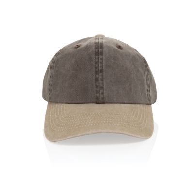 Бейсболка BEAU AWARE™ из двухцветной хлопковой саржи, 6 клиньев, 270 г/м²-2