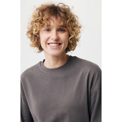 Свитшот Iqoniq Kruger из переработанного хлопка, свободный крой, унисекс, 340 г/м²-13
