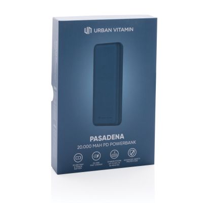 Внешний аккумулятор Urban Vitamin Pasadena с быстрой зарядкой PD, 18 Вт, 20000 мАч-10