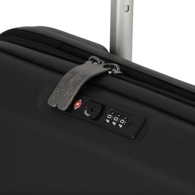 Чемодан складной Rollink FLEX LIGHT 55x40x20 см, 4 колеса, черный-3
