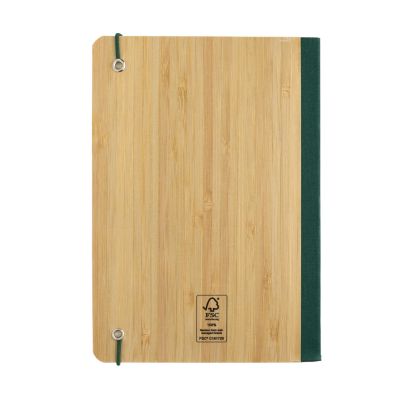 Блокнот Scribe с обложкой из бамбука, А5, 80 г/м²-8