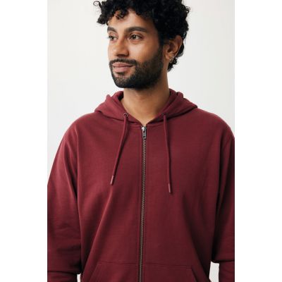 Худи на молнии Iqoniq Abisko из переработанного хлопка, унисекс, 340 г/м²-7