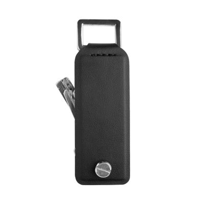 Чехол для ключей с ручкой в комплекте Swiss Peak Tula из переработанного полиуретана RCS-6