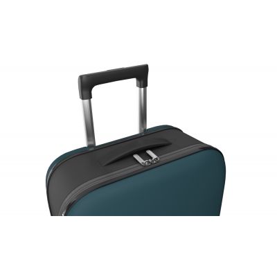 Чемодан складной Rollink Vega II 55x40x20 см, 2 колеса, сине-зеленый-9