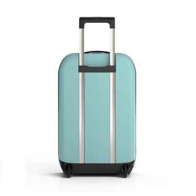 Чемодан складной Rollink Vega II 55x40x20 см, 2 колеса, бирюзовый-7