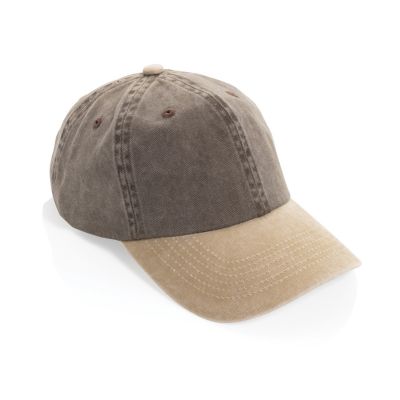 Бейсболка BEAU AWARE™ из двухцветной хлопковой саржи, 6 клиньев, 270 г/м²-0