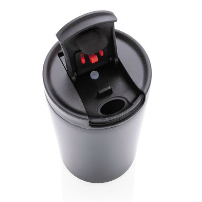 Герметичная вакуумная термокружка с двойными стенками и замком, 300 мл-4