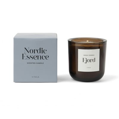 Большая ароматическая свеча VINGA Nordic Essence в стекле-0